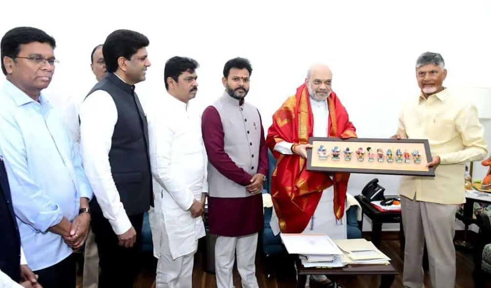 CM Chandrababu submits request for Amaravati legal status during Delhi meeting