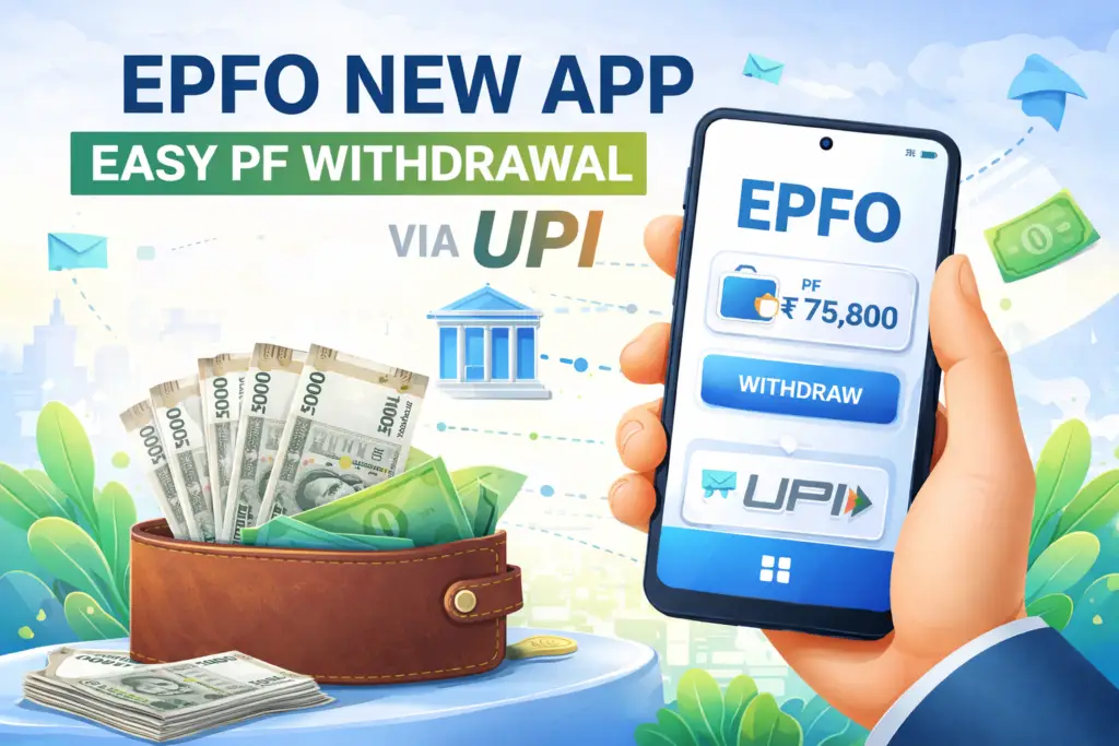EPFO new app allows easy PF withdrawal using UPI directly to bank account