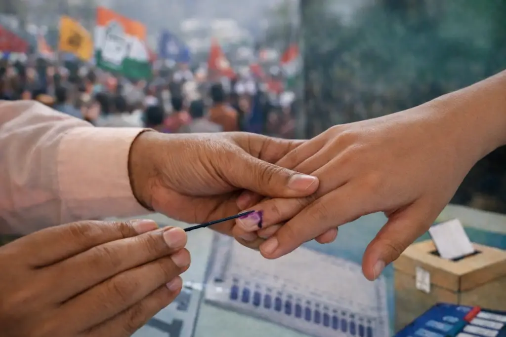 TG municipal elections voting scene