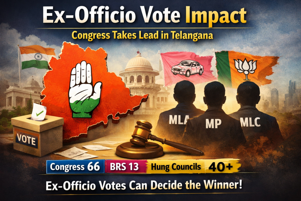 Ex-Officio Vote Impact in Telangana Municipal Elections