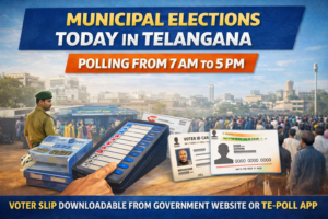 Municipal Elections Today Across Telangana: Polling Begins at 7 AM